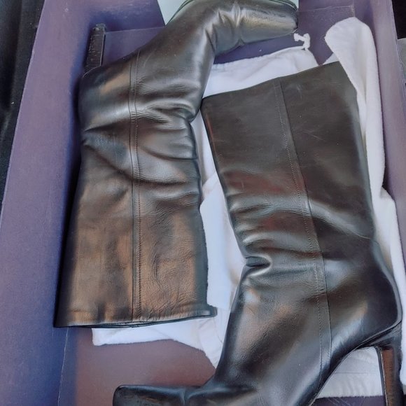 PRADA Calfskin boots, size 7.5 - Picture 1 of 3